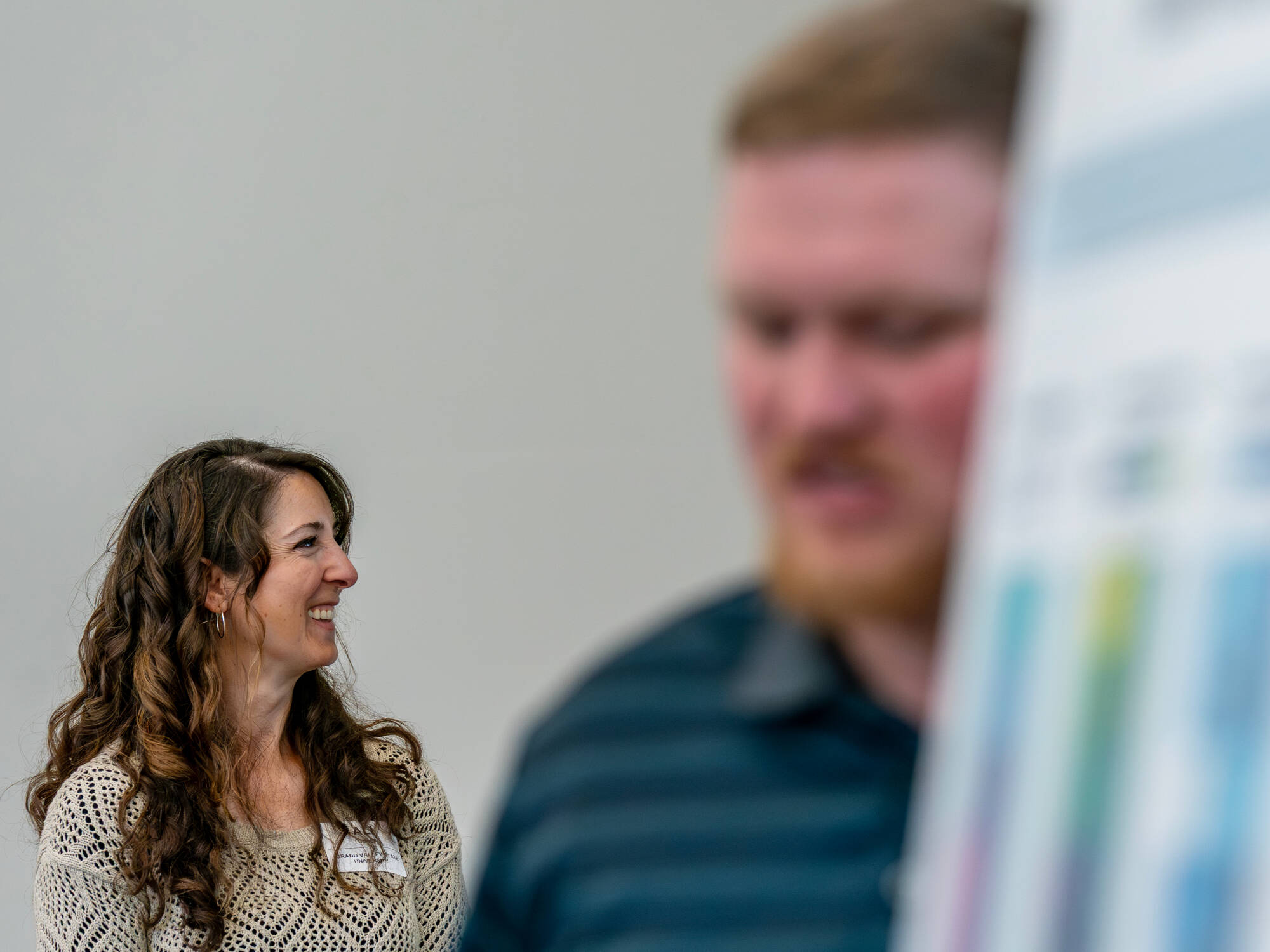 Ali Locher, associate professor of biology, talks during the Deer Management Open House Series at the Kent County North Campus, 4191 17 Mile Road NE, in Cedar Springs on June 2. Representatives from the Kent County Deer Management Coalition were availa...